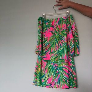 Lilly Pulitzer off the shoulder dress